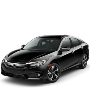 black honda civic car
