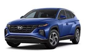 blue hyundai tucson